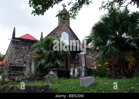 St Johns Volksheiligen anglikanische Kirche beherbergt die original Heiratsurkunde von Horatio Nelson und Fanny Nisbet Nevis Karibik Stockfoto