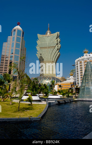 Asien China Macau Gran Lisboa Casino 2008 Stockfoto