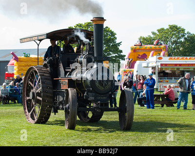 Grenzen Vintage Tractor Show 2009 Union Showground Kelso Schottland macht Dampftraktor Stockfoto