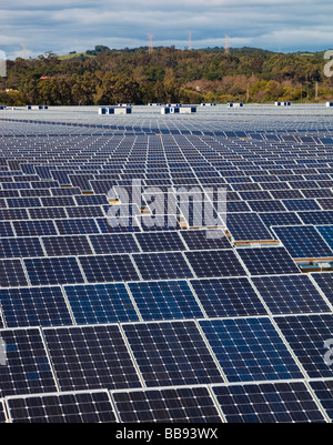 Solar Energiezentrum in der Nähe von Guadarranque San Roque Provinz Cadiz Spanien Stockfoto