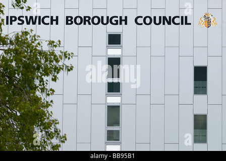 Ipswich Borough Council Gebäude Stockfoto