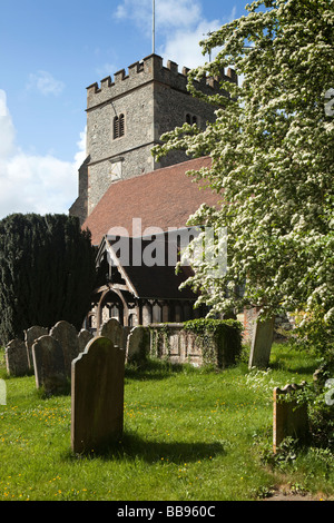 England Berkshire Cookham Holy Trinity Kirche und Friedhof Stockfoto