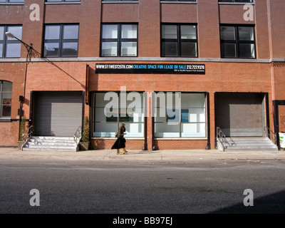 Leerstand ist im Stadtteil West Chelsea Gallery in New York auf Montag, 11. Mai 2009 angekündigt Richard B Levine Stockfoto