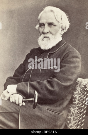 Iwan Sergejewitsch Turgenew, 1818 - 1883. Russischer Schriftsteller und Dramatiker. Stockfoto