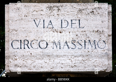 Via del Circo Massimo Rom Italien Stockfoto