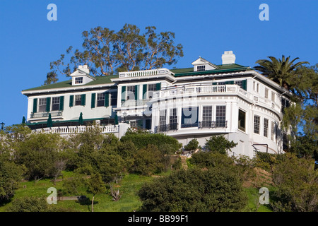 Die Wrigley Mansion auf Catalina Island, Kalifornien USA Stockfoto