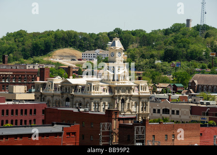 Downtown Zanesville, Ohio Stockfoto