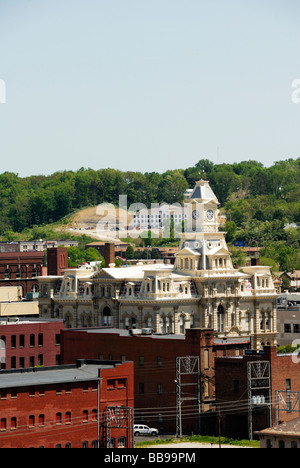 Downtown Zanesville, Ohio Stockfoto