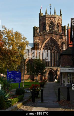 St. Marys Kirche Nantwich Cheshire UK Stockfoto