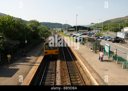 Taff gut Bahnhof Cardiff, South Wales, Vereinigtes Königreich Stockfoto