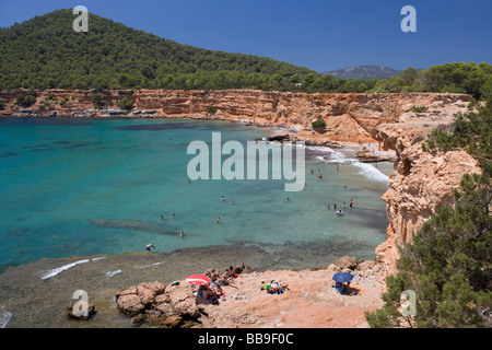 Sa Caleta Balearen Ibiza Spanien Stockfoto