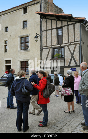 Sehenswürdigkeiten in St. Loup, Deux-Sèvres, Frankreich Stockfoto