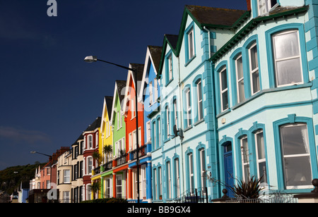 bunte Meer beherbergt bei Marine parade Whitehead County Antrim-Nordirland Vereinigtes Königreich Stockfoto