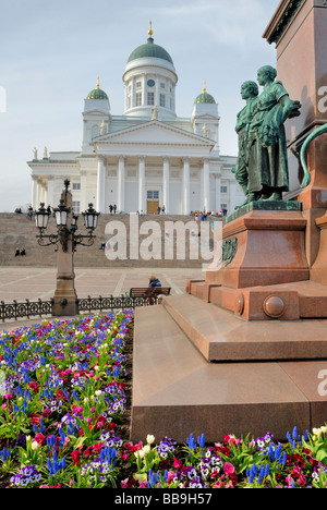 Die Helsingin Tuomiokirkko, die lutherische Kathedrale von Helsinki. Helsinki, Finnland, Skandinavien, Europa. 1852, Architekten Carl... Stockfoto