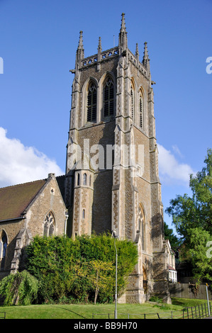 St. Johannes Evangelist-Kirche, Clareville Road, Caterham, Surrey, England, Vereinigtes Königreich Stockfoto