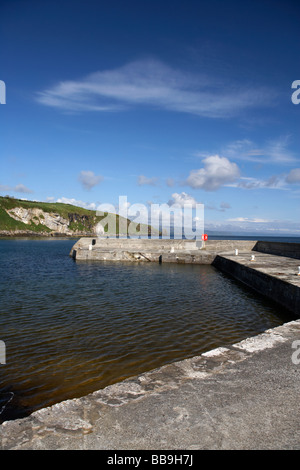 Portmuck Hafen Islandmagee Grafschaft Antrim Nordirland Vereinigtes Königreich Stockfoto