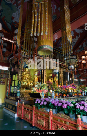 Das Po Lin Monastery sieht in Lantau Island, Hong Kong Stockfoto