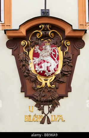 Außendekoration des Hauses. Stockfoto