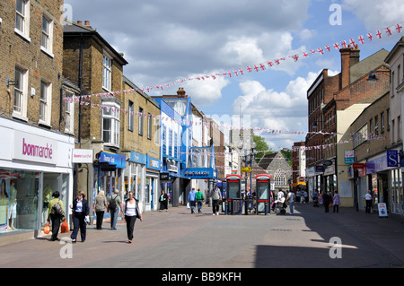 High Street, Dartford, Kent, England, Vereinigtes Königreich Stockfoto