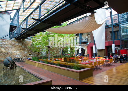 Das Atrium, IXL Gebäude, Hobart, Tasmanien Stockfoto