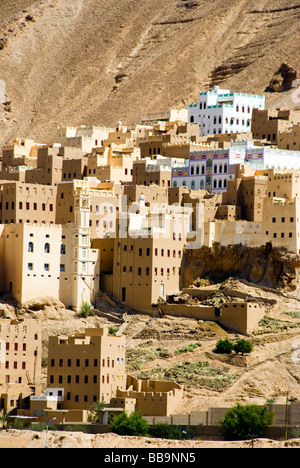 Wadi Doan Hadramawt Jemen Stockfoto