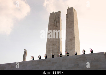 Die kanadischen Streitkräfte WW1 Gedenkstätte an Vimy Ridge, Frankreich Stockfoto