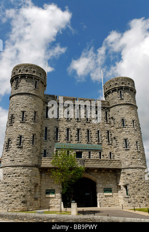 Der Bergfried, Dorchester, Militärmuseum Stockfoto