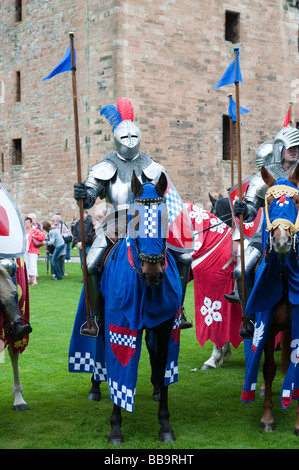 Heimkehr Schottland mittelalterliche Veranstaltung in Linlithgow Palace, Schottland Stockfoto