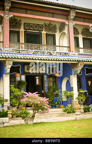 Der Cheong Fatt Tze Mansion, auch genannt die "Blue Mansion" ist ein Geritage Gebäude Stockfoto