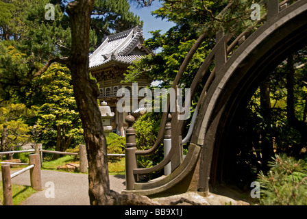 Japanese Tea Garden, Golden Gate Park, San Francisco, Kalifornien, USA. Stockfoto