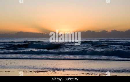 Offenbarung-ähnlichen Strand Dawn in Australien. Stockfoto