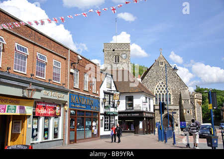 Holy Trinity Church, High Street, Dartford, Kent, England, Vereinigtes Königreich Stockfoto