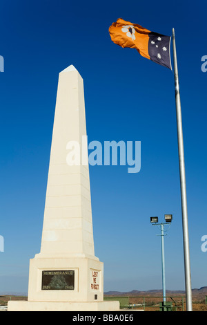 Kriegerdenkmal am Anzac Hill.  Alice Springs, Northern Territory, Australien Stockfoto