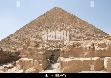 Pyramiden Pyramiden Gizeh Cheops Ägypten Cairo Sphinx Stockfoto