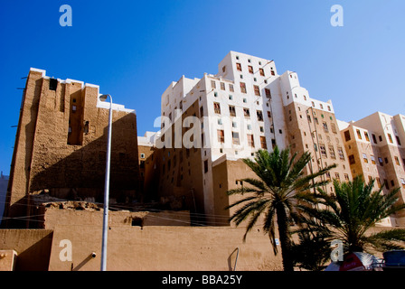 Shibam, Wadi Hadramaut, Seyun Bezirk, Jemen Stockfoto