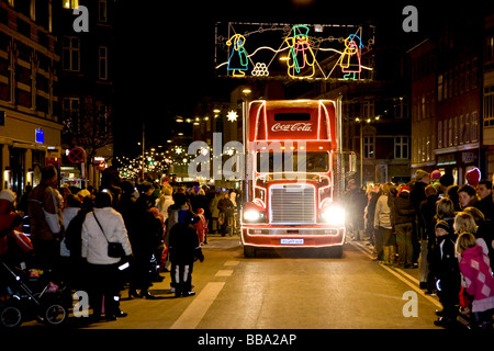 Coca Cola Weihnachtstruck Stockfoto