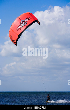 Kitesurfen Stockfoto