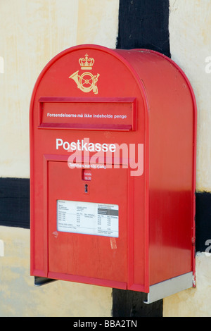 Wand Briefkasten, Dänemark Stockfoto