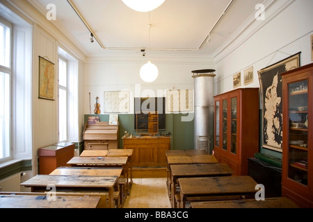 Historischen Klassenzimmer Interieur Stockfoto