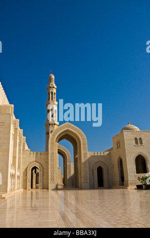Sultan Qaboos Grand Moschee Muscat Oman Stockfoto