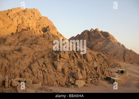 Sinai-Wüste in der Nähe von Sharm el Sheikh Ägypten Stockfoto