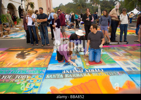 Ich Madonnari 2009 Stockfoto