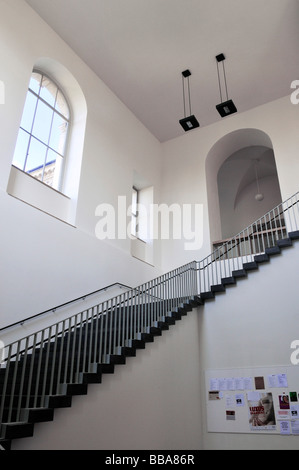 Treppe in der Akademie der bildenden Künste, München, Bayern, Deutschland, Europa Stockfoto