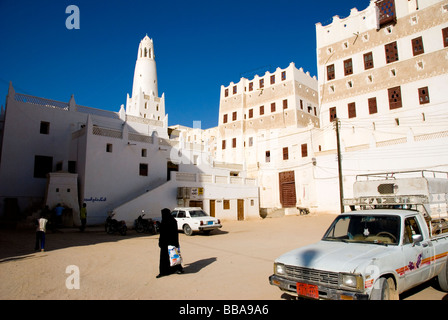 Shibam, Wadi Hadramaut, Seyun Bezirk, Jemen Stockfoto