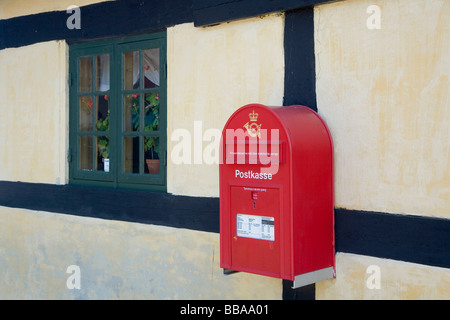 Wand Briefkasten, Dänemark Stockfoto