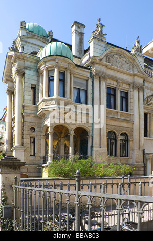 Architektonisches Wahrzeichen, Pacelli-Palais, denkmalgeschützten Gebäude in der Georgenstreet 8, München, Bayern, Deutschland, Europa Stockfoto