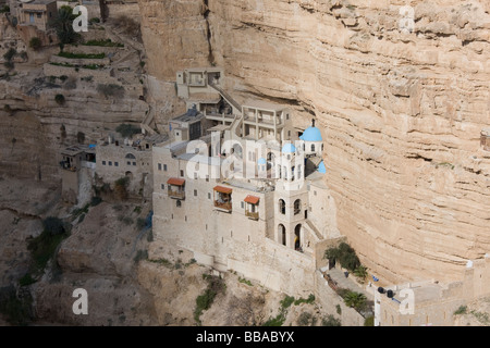 St.-Georgs Kloster Wadi qelt Stockfoto