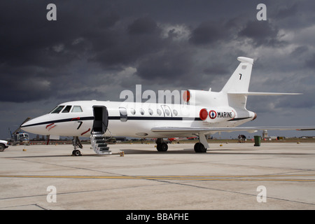 Dassault Falcon 50 M maritime Überwachung Jet der französischen Marine Stockfoto