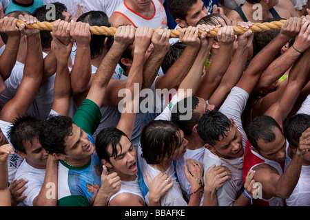 Cirio de Nazare religiöses Fest Stadt Belem Bundesstaat Para Brasilien Stockfoto