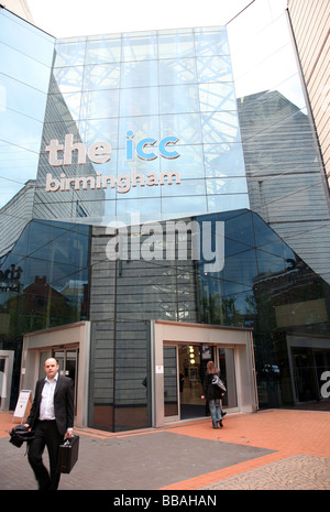 Canalside Eingang in die ICC & Symphony Hall Birmingham Stockfoto